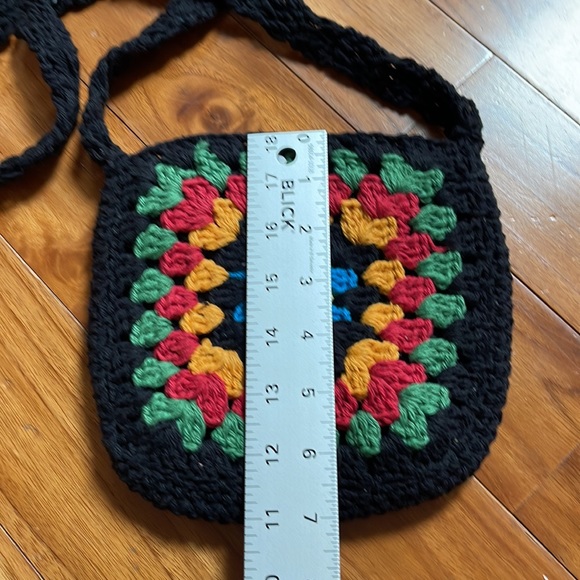 Bag Festival crossbody purse Boho grannie square crochet...